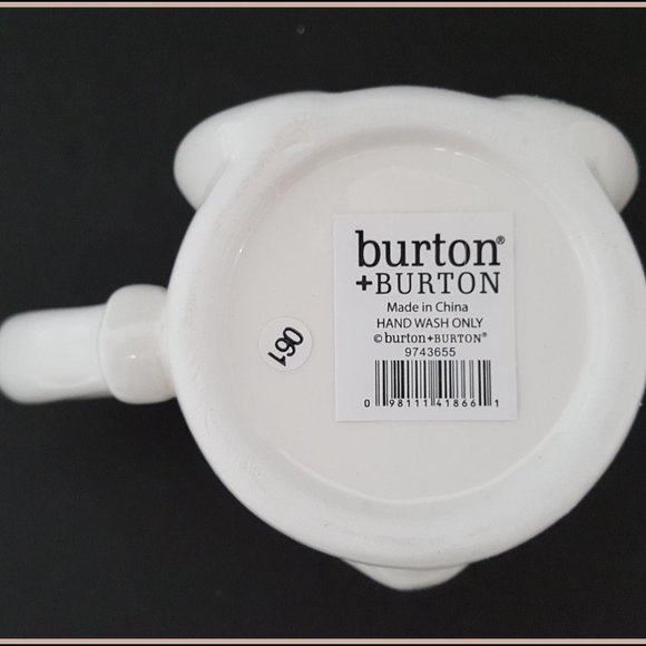 NEW Burton + Burton Embossed Easter Bunny Mug with Gift Box 12 OZ Ceramic - Picture 8 of 8